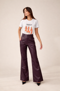 Calça Pantalona Berinjela