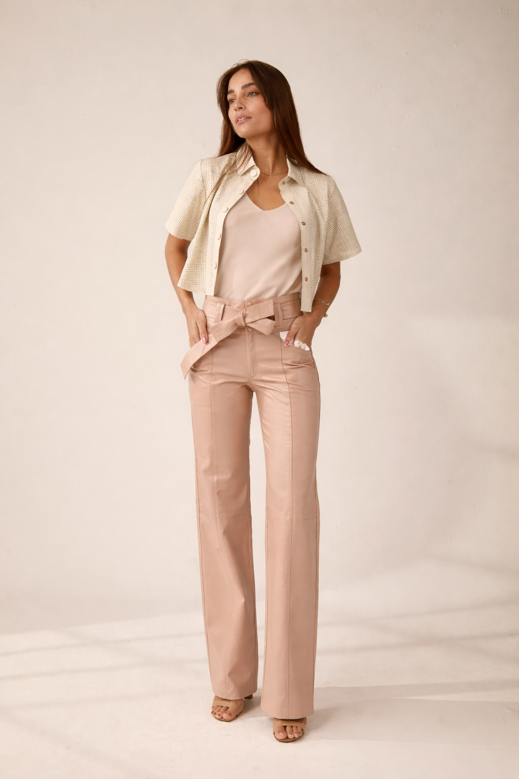 Calça Reta Faixa Dior