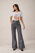 Calça Pantalona Cinza