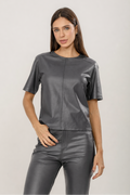 BLUSA T-SHIRT CINZA