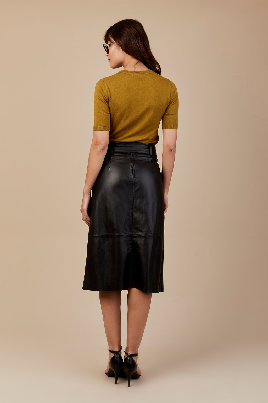 SAIA MIDI FAIXA PRETO