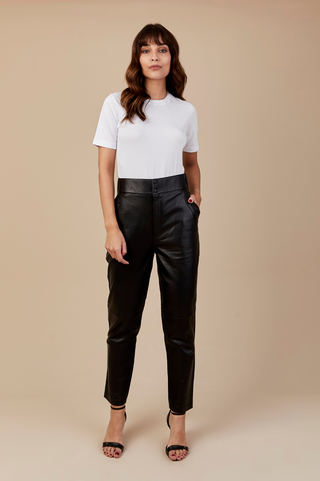 CALÇA ALFAIATARIA ELASTICO PRETO