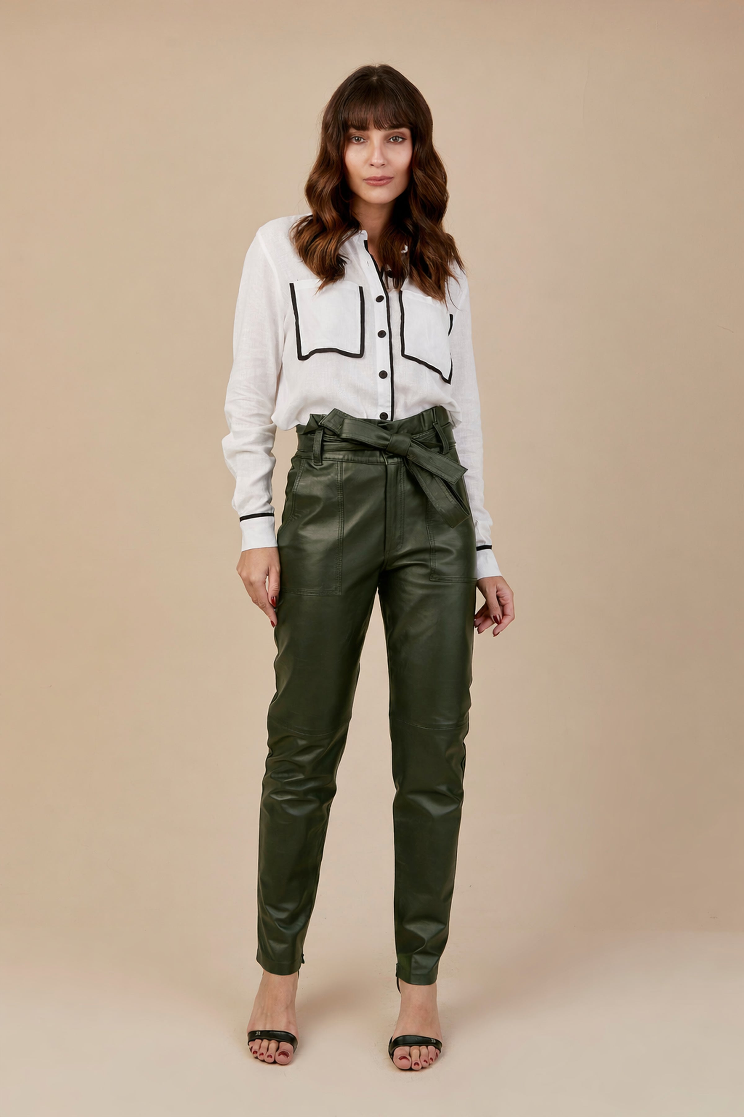 CALÇA CLOCHARD VERDE MILITAR