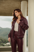 Jaqueta Bomber Marsala
