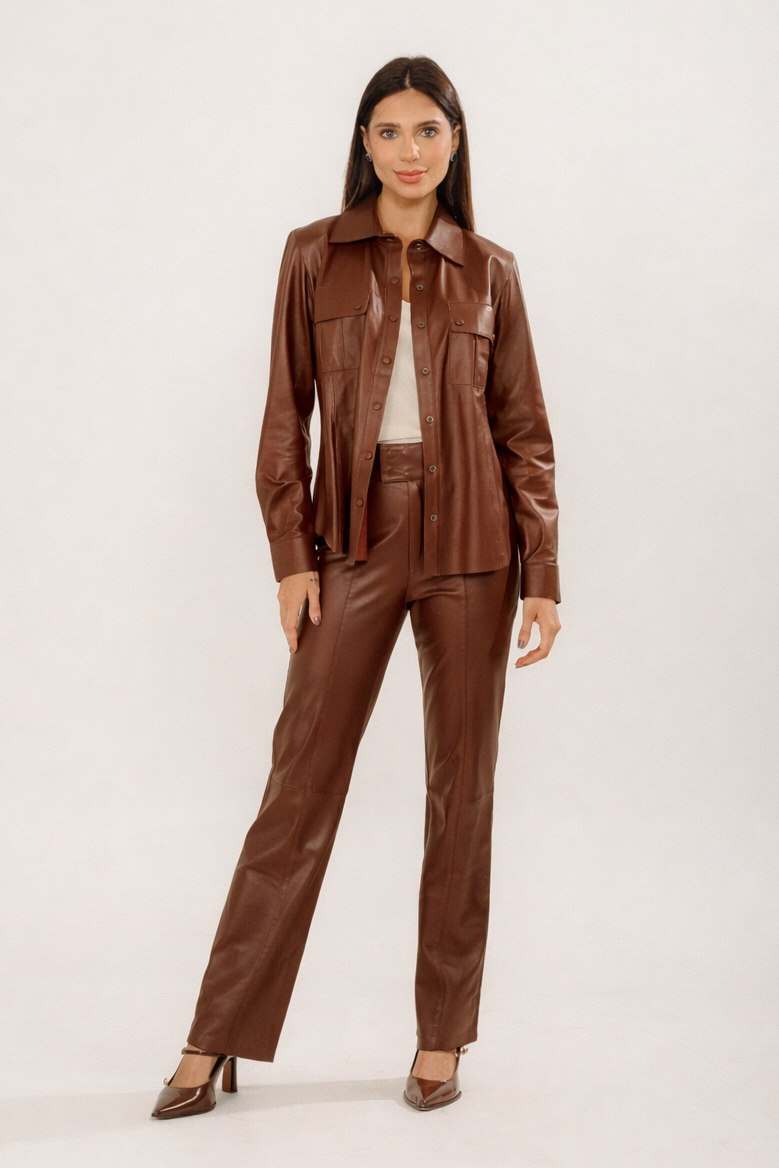 CALÇA CLASSIC MARROM CHOCOLATE