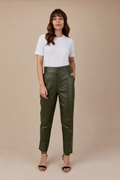 CALÇA ALFAIATARIA ELASTICO VERDE MILITAR