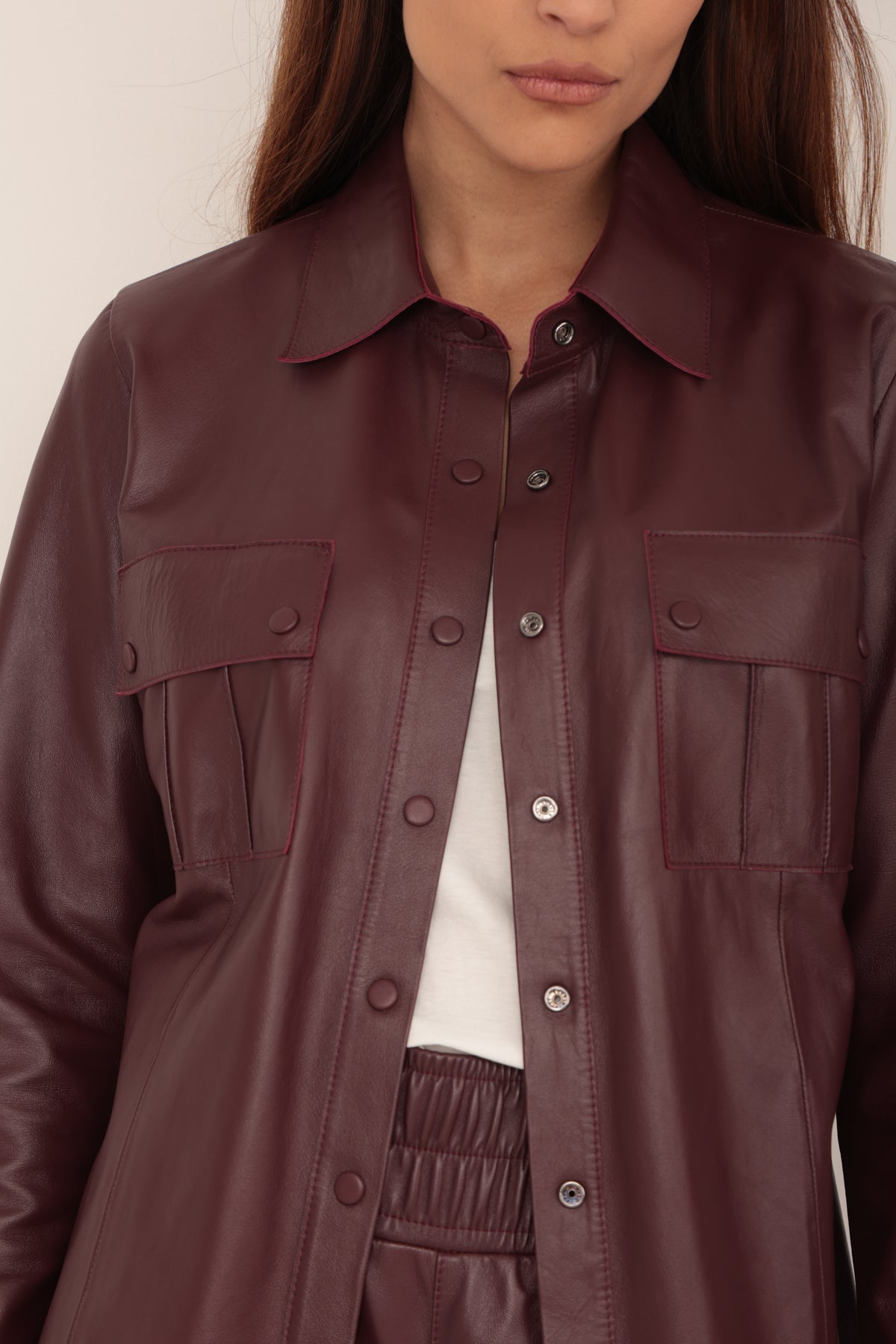 Camisa Botão - Marsala
