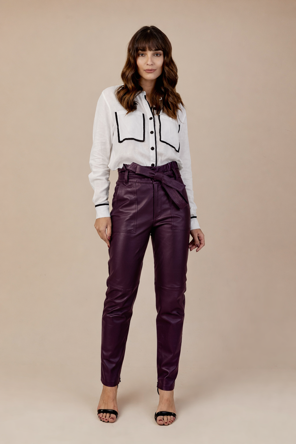 CALÇA CLOCHARD BERINJELA