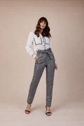 CALÇA CLOCHARD CINZA