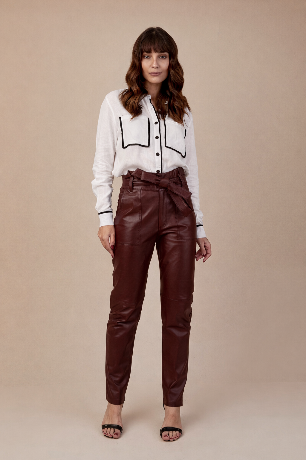 CALÇA CLOCHARD MARSALA