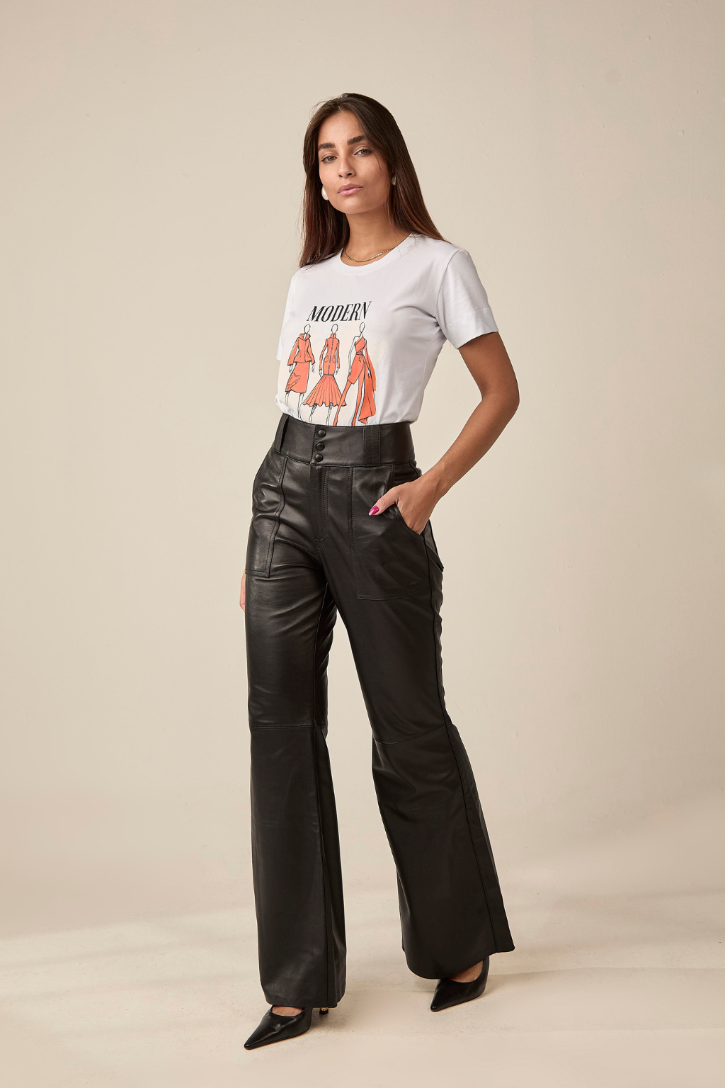 Calça Pantalona Preto
