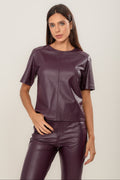 BLUSA T-SHIRT BERINJELA