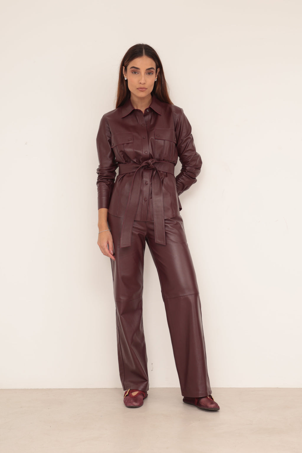 Camisa Botão - Marsala