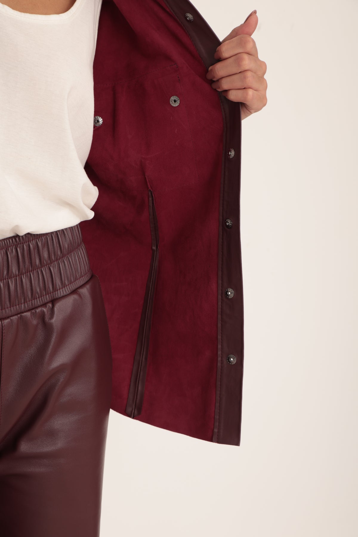 Camisa Botão - Marsala