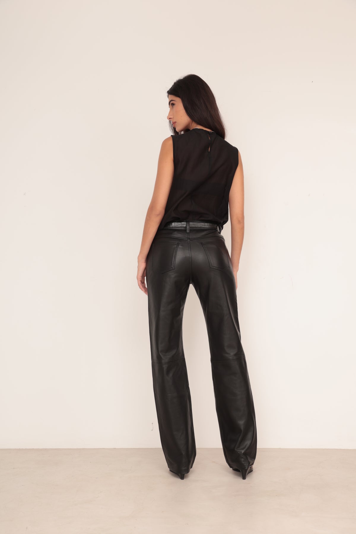 Calça Tradicional Reta Preto
