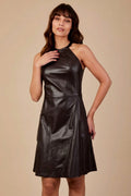 VESTIDO TRAPEZIO MARROM CAFÉ