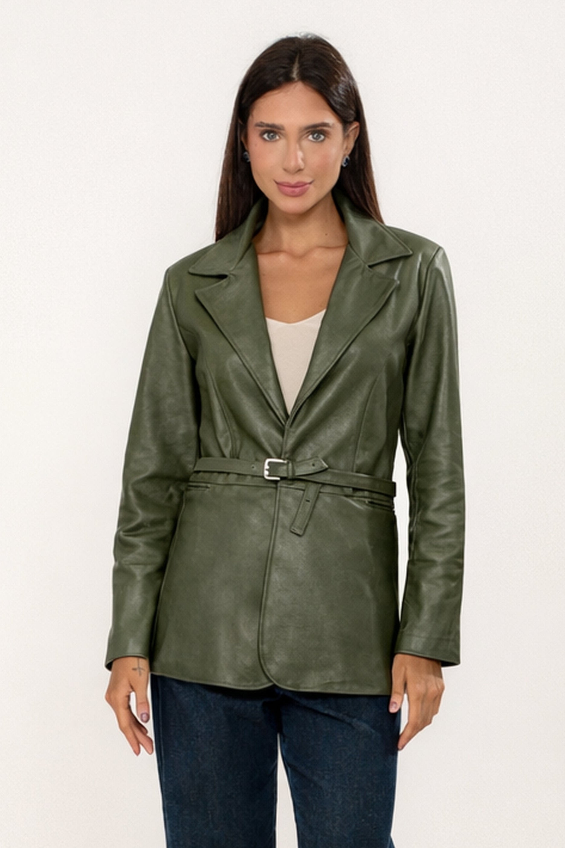 MAXI BLAZER VERDE MILITAR