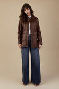JAQUETA PARKA MARROM CHOCOLATE