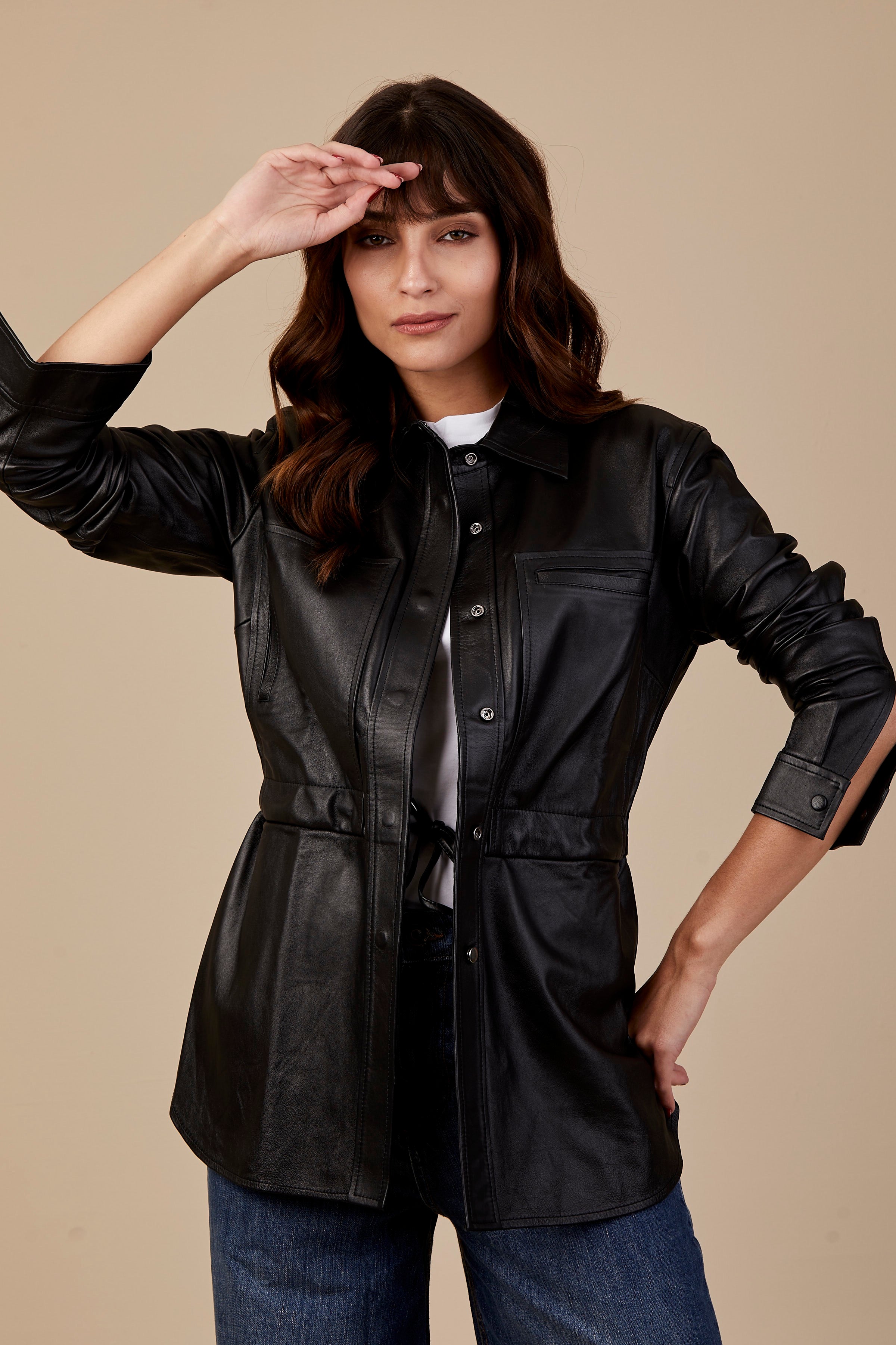 JAQUETA PARKA PRETO