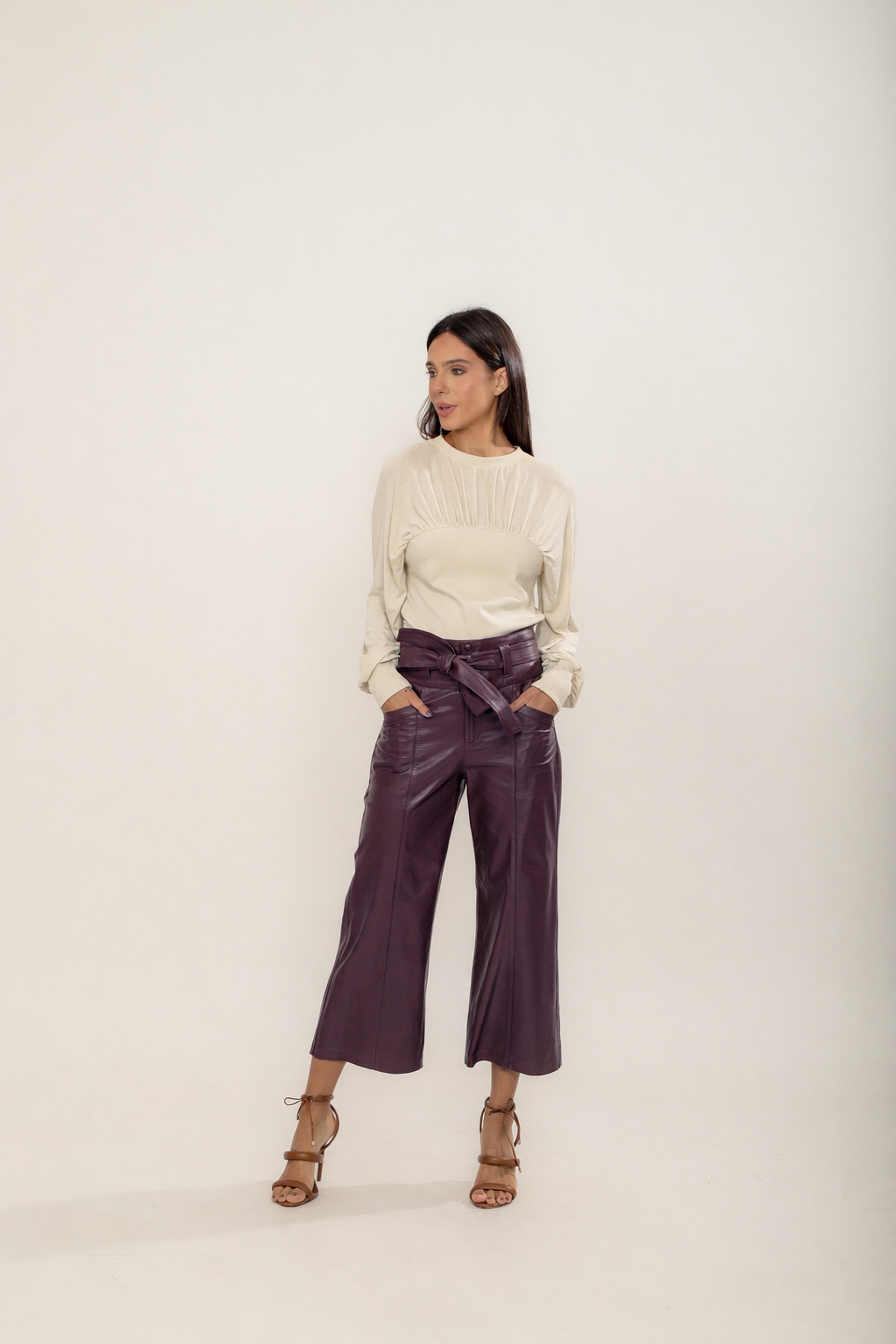 CALÇA PANTACOURT FAIXA BERINGELA