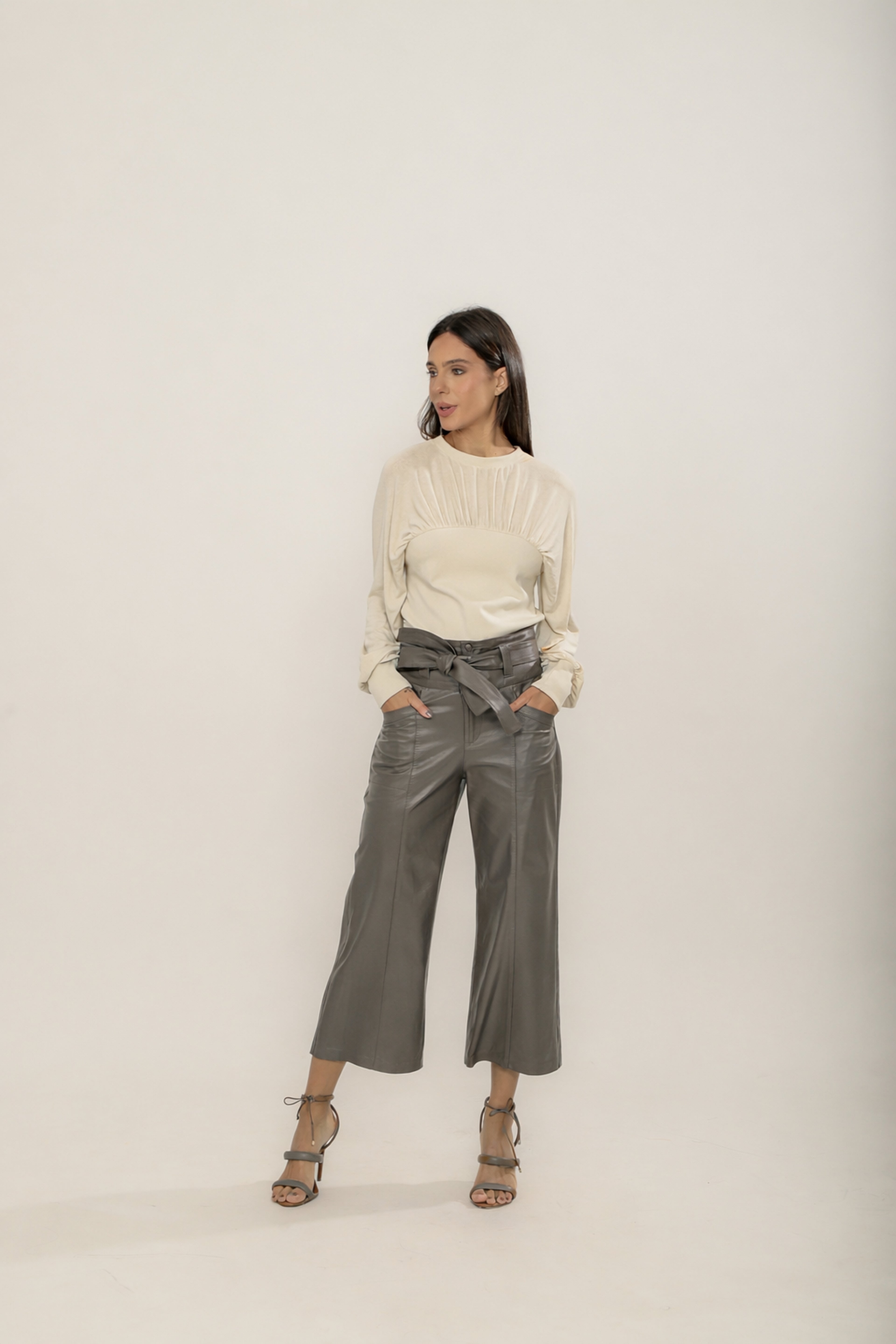 CALÇA PANTACOURT FAIXA CINZA